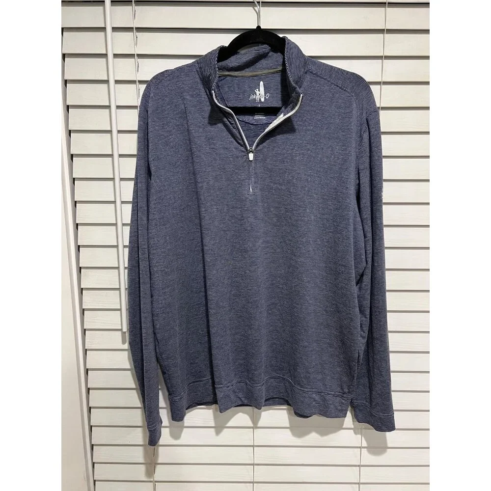 Johnnie-O Cotton 1/4‎ Zip Pullover - Size L